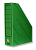 Накопитель вертикальный ф.А4 (325*250 мм), торец 75 мм, отверстие, цветной картон, "Бланкиздат" (цвет: зеленый, арт.Знкп)