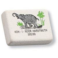 Ластик "Elephant", прямоугольный, натуральный каучук, 26*18*8 мм, "Koh-i-noor"