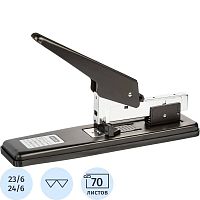 Степлер мощный, до 70 л, №24/6-23/13, глубина до 71 мм, загрузка 50 скоб, металл/пластик, "Attache"