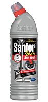 Чистящее средство для прочистки труб "Sanforl", гель, 750 мл, "Ступинский химический завод, ЗАО"