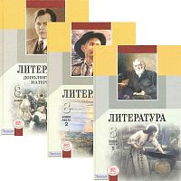 Беленький Г.И. Литература. 8 кл. Учебник. Комплект в 3-х ч. + дополнительные материалы. - М.: Мнемозина, 2011. - 383 с. + 271 с. + 271 с. - тверд. обл.