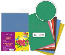 Бархатная бумага 7 л. 7 цв. ф.А4 (210*295 мм), блистер, "Tukzar"