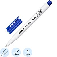 Маркер перманент, спиртовая основа, линия 0,5-0,8 мм, игловидный наконечник, "Attache"