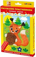 Набор для рисования пластилином "Белочка", 3+, "Луч"