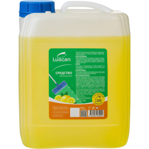 Средство для мытья пола, канистра 5000 мл, "LUSCAN Economy"