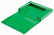 Папка-короб BA40/07 ф.А4 (245*350 мм), торец 40 мм, 2 резинки, пластик 700 мкм, "Бюрократ" (цвет: зеленый, арт.BA40/07GRN)