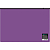 Папка-конверт ф.А4+(345*230 мм), черная Zip молния сверху, полипропилен 0.15 мм, "Бюрократ" (цвет: фиолетовый, арт.1657948)
