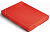 Папка-короб BA40/07 ф.А4 (245*350 мм), торец 40 мм, 2 резинки, пластик 700 мкм, "Бюрократ" (цвет: красный, арт.BA40/07RED)