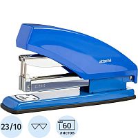 Степлер энергосберегающий "Cliff" до 60 л, №24/6-23/10, глубина до 80 мм, загрузка 100 скоб, металл/пластик, "Attache"