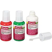 Корректор быстросохнущий 20 мл, сольвент, поролоновый аппликатор, "Attache"