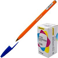 Ручка шариковая "ORANGE", одноразовая, синяя, 0,7 мм, "Silwerhof"