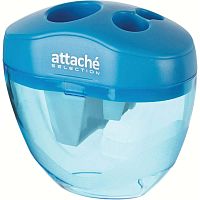 Точилка "Selection" 3 отверстия d 8,11,16 мм, контейнер, пластик, блистер, 63*35*60 мм,"Attache"