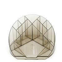 Подставка для канцелярских мелочей "Форум" 12 отделений, прозрачный тонированный пластик, 100*175*160 мм, "Attache"