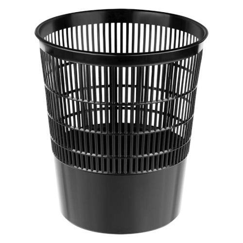 Круглая сетчатая корзина для мусора 18 л, полипропилен, 330*295 мм, "СТАММ"