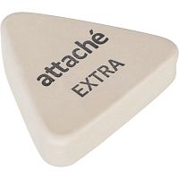 Ластик треугольный "Extra", натуральный каучук, 40*38*10 мм, "Attache"
