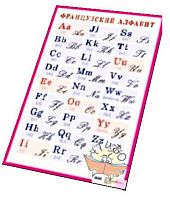 Французский алфавит. - ф.60*90. - М.: Айрис, 2004. - Глянцевый односторонний плакат.