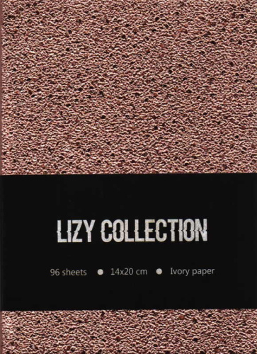 Записная книжка "Lizy collection" 96 л. ф.А5 (140*200 мм), линия, сшивка сбоку, тверд. обл. PVC, "Апплика"