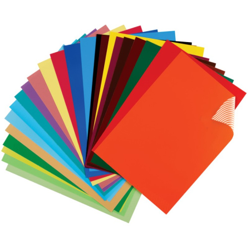 Цветной двухсторонний мелованный картон 24 л. 24 цв. ф.А4 (200*280 мм), 200 г, папка, "Мульти-Пульти" фото 2