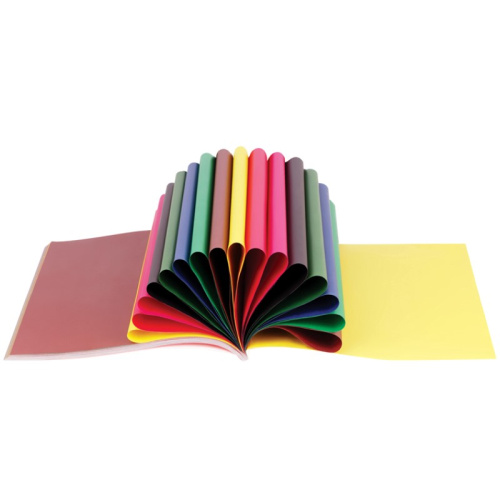 Цветная двухсторонняя бумага 64 л, 18 цв, ф.А4 (200*280 мм), 45 г, склейка, "Мульти-Пульти" фото 2