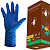 Перчатки смотровые TL210, неопудренные, однократное хлорирование, латекс, синие, упак. 25 пар, картон. уп, "S&C High Risk" (размер: L (9), арт.1279103)