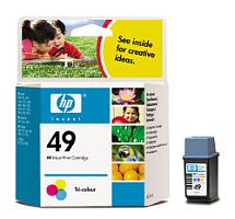 Картридж для принтера трехцветный, струйный, HP DJ 610C/66H0C/690C / color, установить до 04.2002