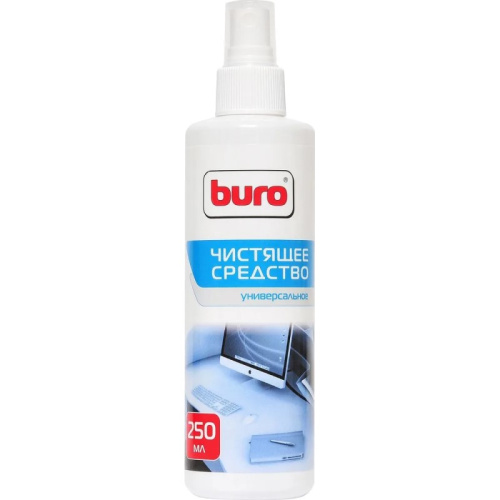 Универсальный спрей "BU-Suni" для очистки любых поверхностей из стекла, пластика и металла, баллон 250 мл, "Buro"