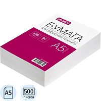 Бумага для офисной техники 500 л. ф.А5, класс С, 80 г/м2, белизна 146%, "Attache"