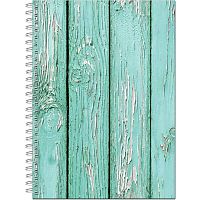 Блокнот для зарисовок "Wooden" 60 л. ф.А5 (150*210 мм), 100 г, металлический гребень сбоку, твердая обл, "Полином"