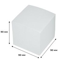 Сменный бумажный блок для записи 90*90*90 мм, 92%, 80 г/м2, "Attache"