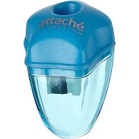 Точилка "Selection" 1 отверстие d-8 мм, контейнер, пластик, 50*35*30 мм, блистер, "Attache"