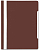 Папка скоросшиватель "Премиум" ф.А4 (230*310 мм), до 100 л, прозрачный верхний лист, торец 20 мм, полипропилен 120/160 мкм, "Бюрократ" (цвет: коричневый, арт.PS20BROWN, 816297)