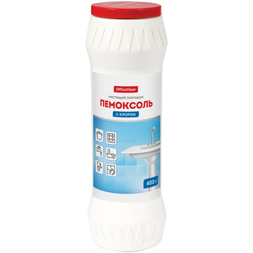 Чистящий порошок "Пемоксоль с хлором", туба 400 г, "OfficeClean"