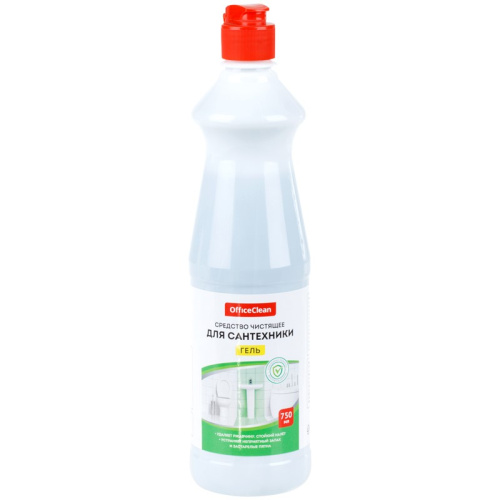 Средство для сантехники 750 мл, гель, "OfficeClean"
