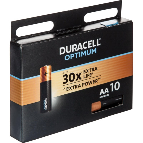 Батарейки АА/LR6-10BL, алкалиновые, упак. 10 шт, "DURACELL"