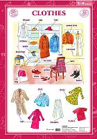 Рубина Е.В. Clothes: Одежда 5-8 классы. - ф.70*100. - М.: Дрофа, 2007. - Глянцевая односторонняя карта.