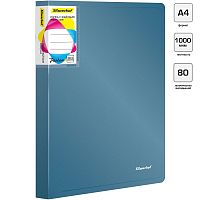 Папка "Perlen" ф.А4 (227*306 мм), 80 прозрачных файлов, вертикальная загрузка, торец 40 мм, вертикальный и торцевой карманы, пластик 1000 мкм, "Silwerhof"