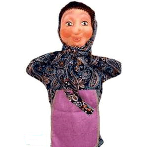 Старушка: Кукла-перчатка для кукольного театра, 28 см, текстиль/ПВХ. - "Русский стиль"