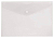 Папка-конверт ф.А5 (250*170 мм), горизонтальная, кнопка сверху, полипропилен 0,18 мм, "Бюрократ" (цвет: прозрачный, арт.PK804A5CLEAR)