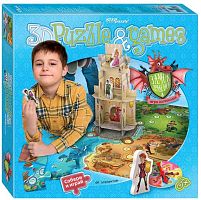 Замок драконов: Настольная игра для детей от 3 лет. - (3D-игры). - "StepPuzzle"