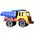 Машинка. пластмассовая длина 65-100 мм, игрушка для детей от 5 лет. -"Гелий" (модель: Самосвал, арт.01401)