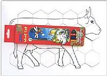 Парад коров: Игра-пазл, раскраска, с набором карандашей 6 цв, для детей старше 4 лет, "Дрофа-медиа"