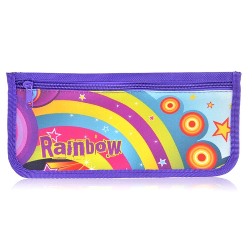 Пенал косметичка К-5, молния, ткань, 220*120, "Пчелка"