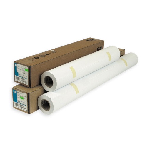 Бумага для плоттера "Bright White InkJet Paper", 610 мм, втулка 50,8 мм, 90 г, роль 45,7 м, "HP"