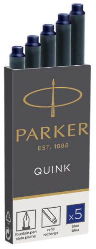 Чернила для Quink Z11, ампула 75 мм, упак. 5 шт, "Parker"