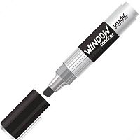 Маркер "WINDOW" для окон и стекла, водная основа, линия 8 мм, скошенный наконечник, "Attache"