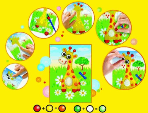 Набор для рисования пластилином "Жирафик", 3+, "Луч"