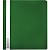 Папка скоросшиватель PSL20A5 ф.А5 (200*205 мм), до 100 л, прозрачный верхний лист, торец 20 мм, полипропилен 140/180 мкм, "Бюрократ" (цвет: зеленый, арт.346250)