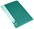 Папка ф.А4 (227*305 мм), 30 прозрачных файлов, вертикальная загрузка, торец 20 мм, регистратор, пластик 650 мкм, "Бюрократ" (цвет: зеленый, арт.BPV30GRN)