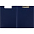 Планшет ф.А4 (230*310 мм), верхний металлический зажим, торец 25 мм, верхняя створка, полипропилен 1,2 мм, "Attache" (цвет: синий, арт.198684)