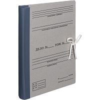 Папка архивная ф.А4 (230*320 мм), торец 50 мм, 2 завязки, гребешок, бумвинил/картон 1,25 мм, "Attache"